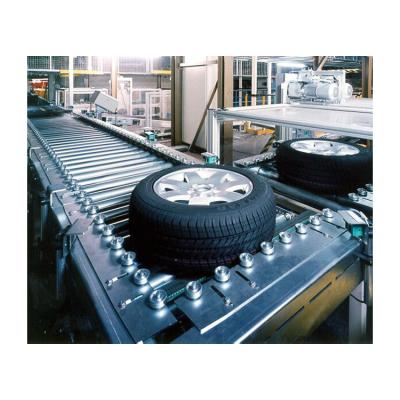 중국 Hotels car tires and wheel roller conveyor assembly line 판매용