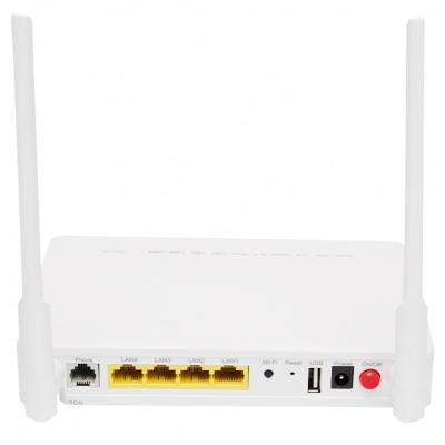 China Brand New FTTH Wi-Fi Dual Mode Fiber Optic Ontario Catv Gpon Onu GPON ONU 1GE+3FE+1POTS+1USB+WIFI With Antenna 2.4G V6 V6.0 F660 V8 V8.0 for sale