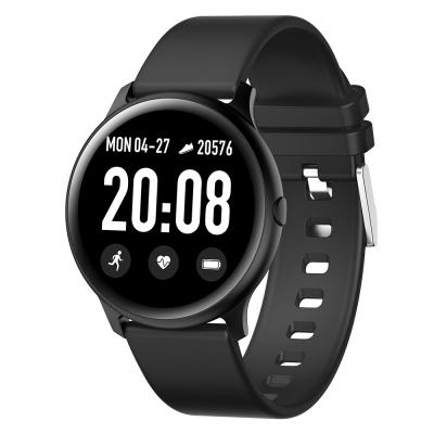 China Touch Screen Best Selling KW19 Heart Rate Monitor Blood Pressure Music Fitness Smart Bracelet Sports Smart Watch for sale