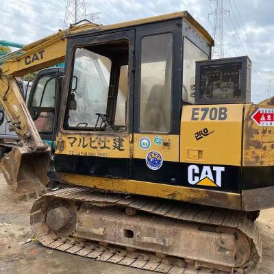 China Amarela 7TON Excavadora usada 110 Potência 0,5m3 Capacidade de balde 3500 horas de trabalho à venda