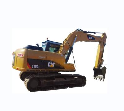 China Gebruikte 20-tonnen Caterpillar graafmachine Cat 315D 1M Bucket 91kW Kracht 3500 werkuren Video-inspectie Te koop