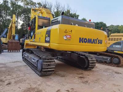 China Gebruikte graafmachine 45 ton lage werktijden Spanje Showroom Video-inspectie 257 kW Gele Komatsu 2700 uur Te koop