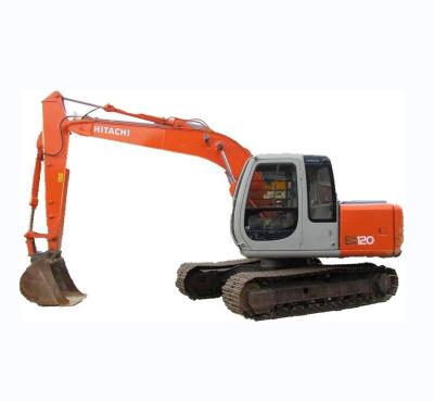 China Pre Owned Hitachi EX120-5 Excavator 20T 1M Bucket 90 kW Power 4300 Working Hours Red Color 90% New Undercarriage for sale