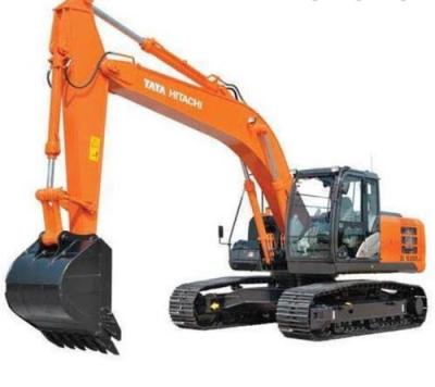 China Gebrauchtes Hitachi ZX350 Bagger 20T 1M Eimer Kapazität 202kW Leistung Rot Farbe 1880 Arbeitszeiten zu verkaufen