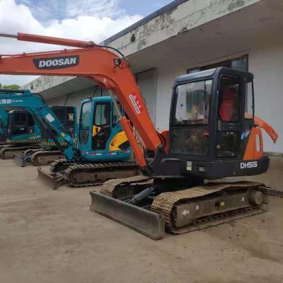 China Excavadora Doosan de baja hora 3.5T 40.5KW 0.45M Capacidad de cubo Motor de engranaje y motor de bomba en venta