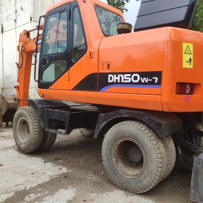 China Orange Doosan Excavator 15T 0.68m Bucket 105HP 1800 Working Hours for sale