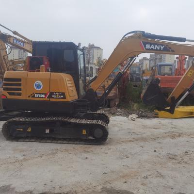 Chine Excavateur Sany SY60C haute performance 6TON 0,3 capacité de seau 40,5 puissance à vendre