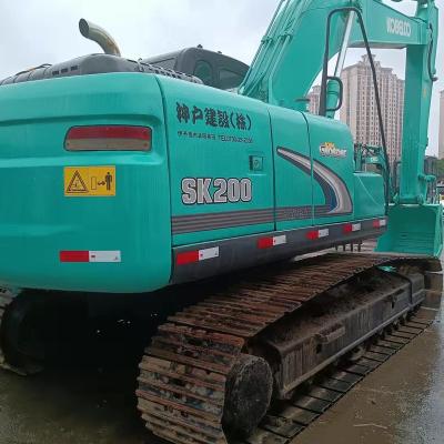 China Blue HINO Hydraulic Crawler Excavator 20ton 0.8 Bucket Capacity for sale