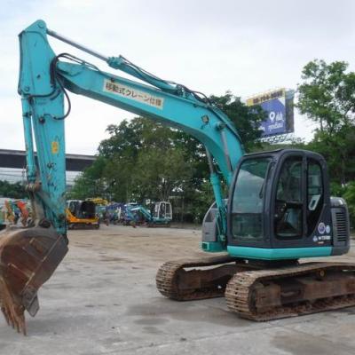 China Excavadora Kobelco personalizada 13 toneladas Motor Mitsubishi 0,5m Balde 1500 horas de trabalho à venda