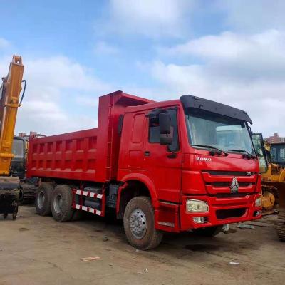 China Refurbished Howo 371HP 6x4 Dump Truck Euro 3 40T Capacidade SINOTRUK Motor a diesel à venda