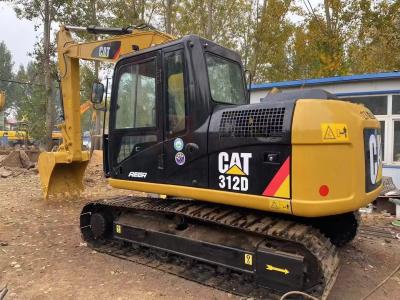 China Excavadora original Caterpillar CAT 312D2L usada 12T 0,8m Capacidade de balde com motor CAT à venda