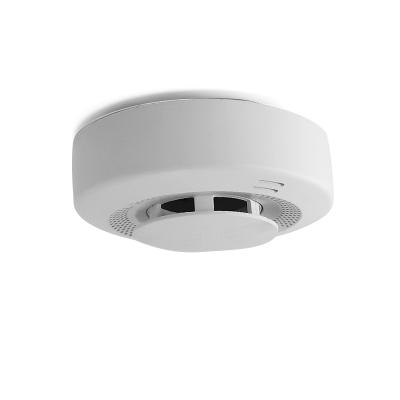 China ZigBee Home Security SIG MESH Sensor Long Term Standby Infrared Smoke Detector with Long Life Battery for sale