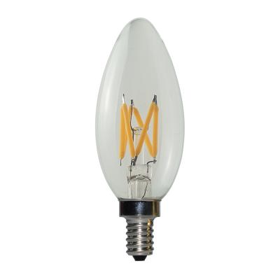 China C35 LED filament led bulb hot sale led filament e14 e12 e27 1w 2w 3w 4w candle lamp C35 for sale