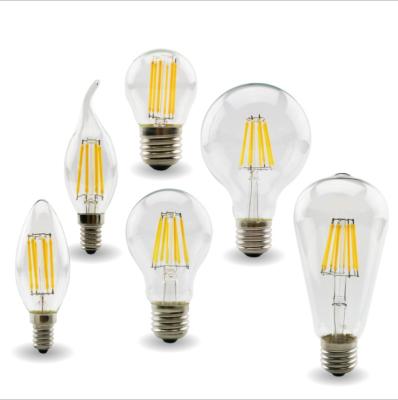 China LED Edison Antique Filament Light Bulbs ST64 4W 2700K 220V Residential Warm White Bulb for sale