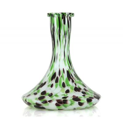 China Hand blowing new color glass Russian hookah vase flask for hookah for sale