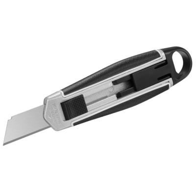 China Aluminum Alloy Automatic Retractable Safety Quick-Change Blade Utility Knife for sale