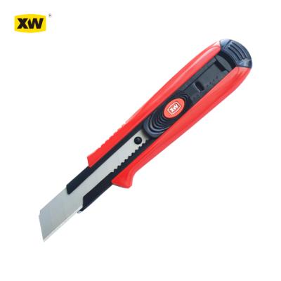 China Quick-Change ABS Auto Lock 18mm Retractable Blade Utility Snap Off Knife for sale