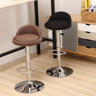 China Customized Modern PU Bar Stools High Quality Leather Height Adjustable Kitchen Chairs Modern Bar Stool Umpire Chair for sale