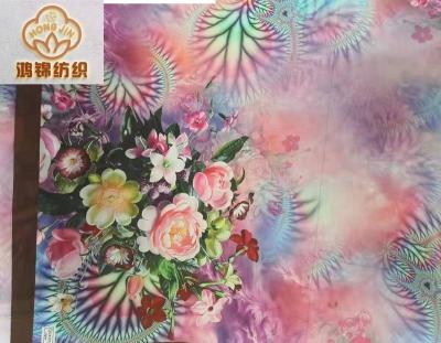 China 100% Digital Print Wholesale Polyester Organic Chiffon Scarf Stock Fabric for sale