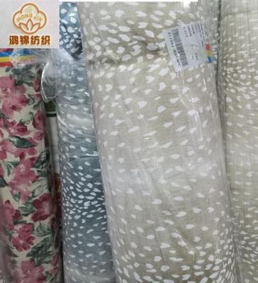 China Wholesale Price High Quality Organic Cotton Cheap Canvas Printing Stock Fabric for sale