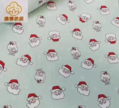 China New Trend Cotton Organic Pattern Printing Christmas 100% Cheap Price Stock Fabric for sale