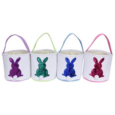 China Fasion Hot Sale Bunny Ear Decoration Gift Felt Easter Basket Customized Logo Fitness Bag Outdoor Sport Gym Fasion Easter Bag Waterproof for sale