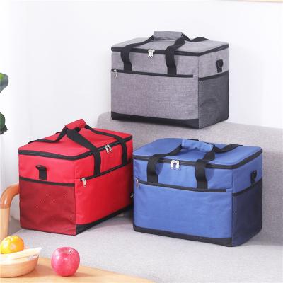 China Waterproof Professional Outdoor Promotional Thermal Bag Food Delivery Insulated Cooler Bag With Customized Logo for sale