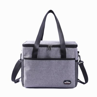 China Waterproof Cheap Custom Logo Printing Waterproof Picnic Lunch Insulated Cooler Bag for sale