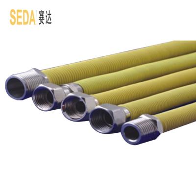 China Wholesale Home Gas Corrugated Stainless Steel Corrugated Flexible Metal Hose for sale