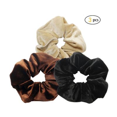 China Traceless Beauty Ladies Hair Decoration Lirong Excellent Velvet Tornadoes Thermal Hair Scrunchies Matched Color With Delicate Bag For Woman for sale