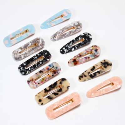 China Eco - Friendly Acetate Cellulose Alligator Hair Clips For Women And Ladies Hair Accessories for sale