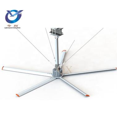 China Qx 24-foot Warehouse Hvls Fans Industrial Large Fan Ceiling Fan With 5 Metal Blades for sale