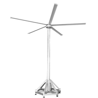 中国 Guangzhou QX 7.2m Gearless Standing Type HVLS Airpole Fan for Entertainment Venue 50hz/60hz 2 Years FREE Standing Qixiang 0.66kw 販売のため