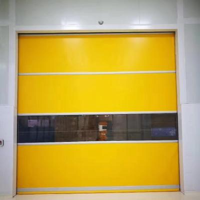 China Frozen Industrial PVC Roller Door Fast Speed Main Door Grill Design Electric Roll up Door for sale