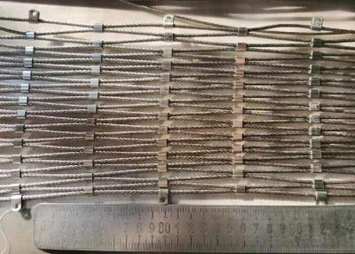 China Zilver SUS304 roestvrij staal balustrade mesh gemakkelijk geassembleerd anti-corrosief Te koop