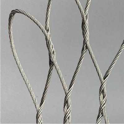 China Flexible SUS316  Wire Rope Mesh Anti-Rusting Protective Non-Rusting For Falling Protection for sale