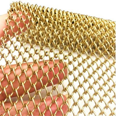 China Architective Metal Cascade Coil Drapery Wire Mesh Curtain Durable for sale