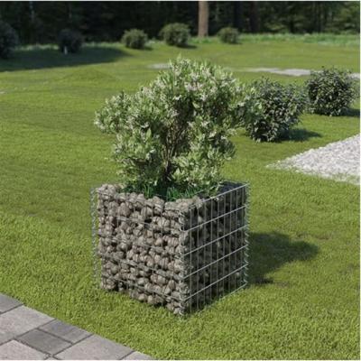 China Hot Dip Galvanized Metal Welded Stone Cage Mesh Gabion Box For Wall Defensive Structure for sale