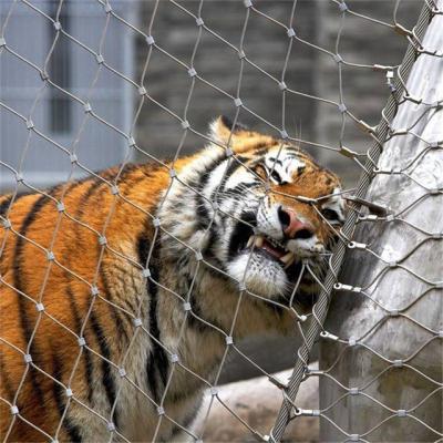 China Flexibles Seilnetz aus Edelstahl 7x7 7x19 Struktur Zoo Tiergehege zu verkaufen