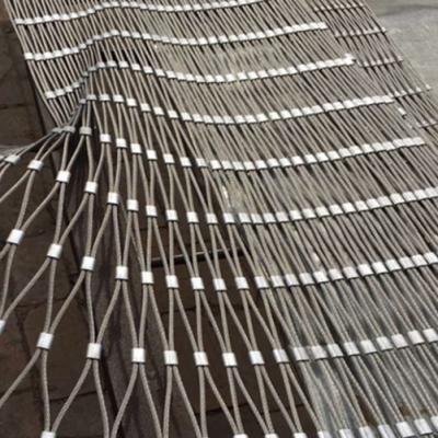 Κίνα Customizable Balustrade Cable Mesh with Wire Diameter 1.2mm-6.0mm and Mesh Hole Size προς πώληση