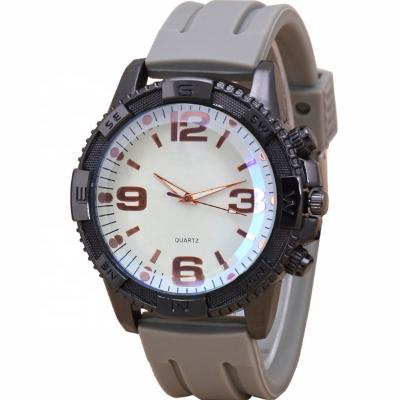 China Hot Sale Water Resistant Silicone Watch Fashion Sports Men Watch Quartz Male Wrist Watches for sale