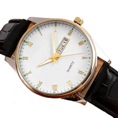 China Wholesale Cheap High Quality Auto Date Watches Leather Man And Woman Couples Watch Relojes for sale