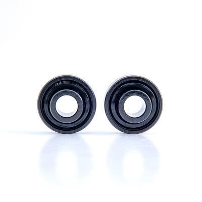 China Skateboard Fast Spokes Bearing Oxidation Black Built-in 608 Ceramic Bearing 8 PCS Skateboard Roller Skating Wheels Bearings for sale