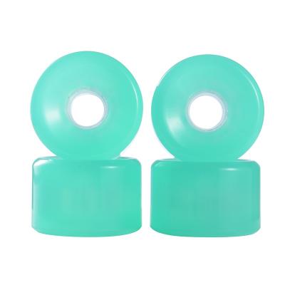 China High Quality Durable SHR Colorful RTS PU Longboard Wheels 70mm 101A For Flat Board for sale