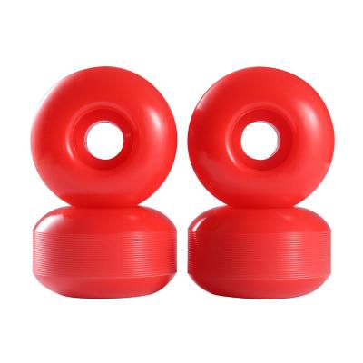 China Custom Youth Professional 54mm PU Blank Logo Skate Skateboard Wheels for sale