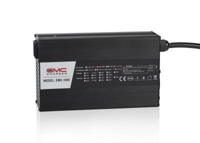 China EMC-1000 12V40A Aluminum lead acid/ lifepo4/lithium battery charger for golf cart, e-scooter for sale