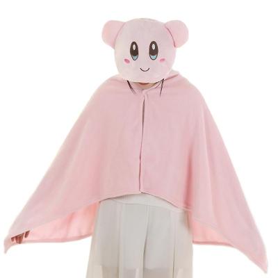 China Breathable Soft Flannel Nightgown Winter Pajamas Sets Star Kirby Cloak Plush Pajama Set Fleece for sale