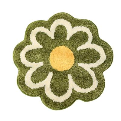 China Four Seasons Baby Non-slip Room Mat Cute Four Seasons Cotton Cushion Flower Cute Universal Rug for sale