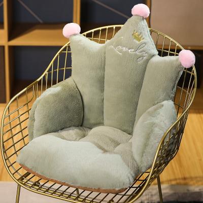 China Selling Manufacturers Custom Made Soft Comfortable Soft Plush Toy Stuffed Animals Crown With Wings Sofa Cushion Half-enclosed Child Adult Cushion for sale