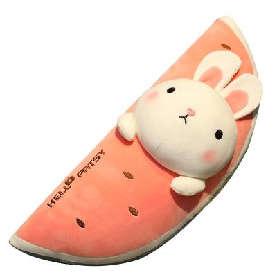 China Hot Sale Amazon Watermelon Soft Doll Stuffed Plush Watermelon Pillow for sale